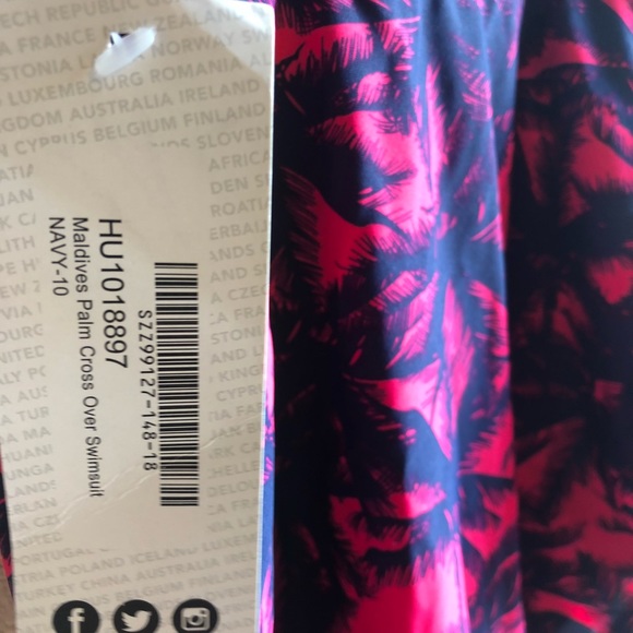 NWT Maldives Palm Cross Over Swimsuit (Sold out!) - Picture 6 of 6